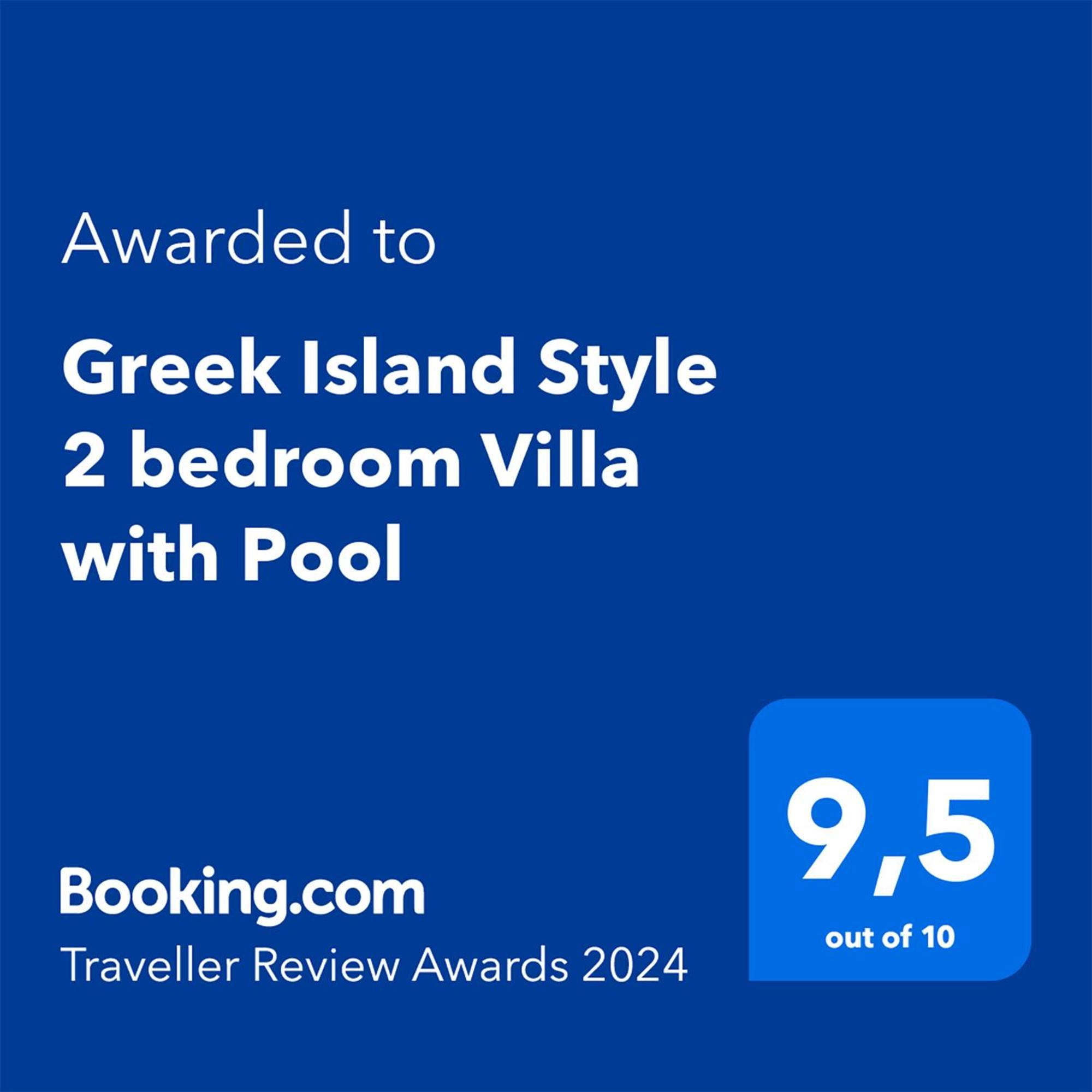 Greek Island Style 2 Bedroom Villa With Pool Next To The Sea Larnaca Exterior foto